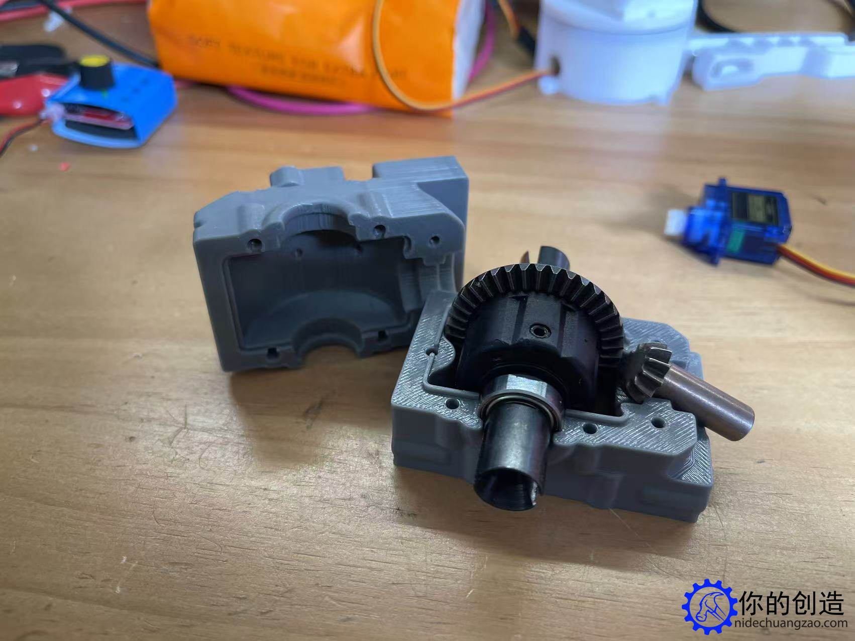 自己制作3D打印1:8越野大脚高速车仿HSP