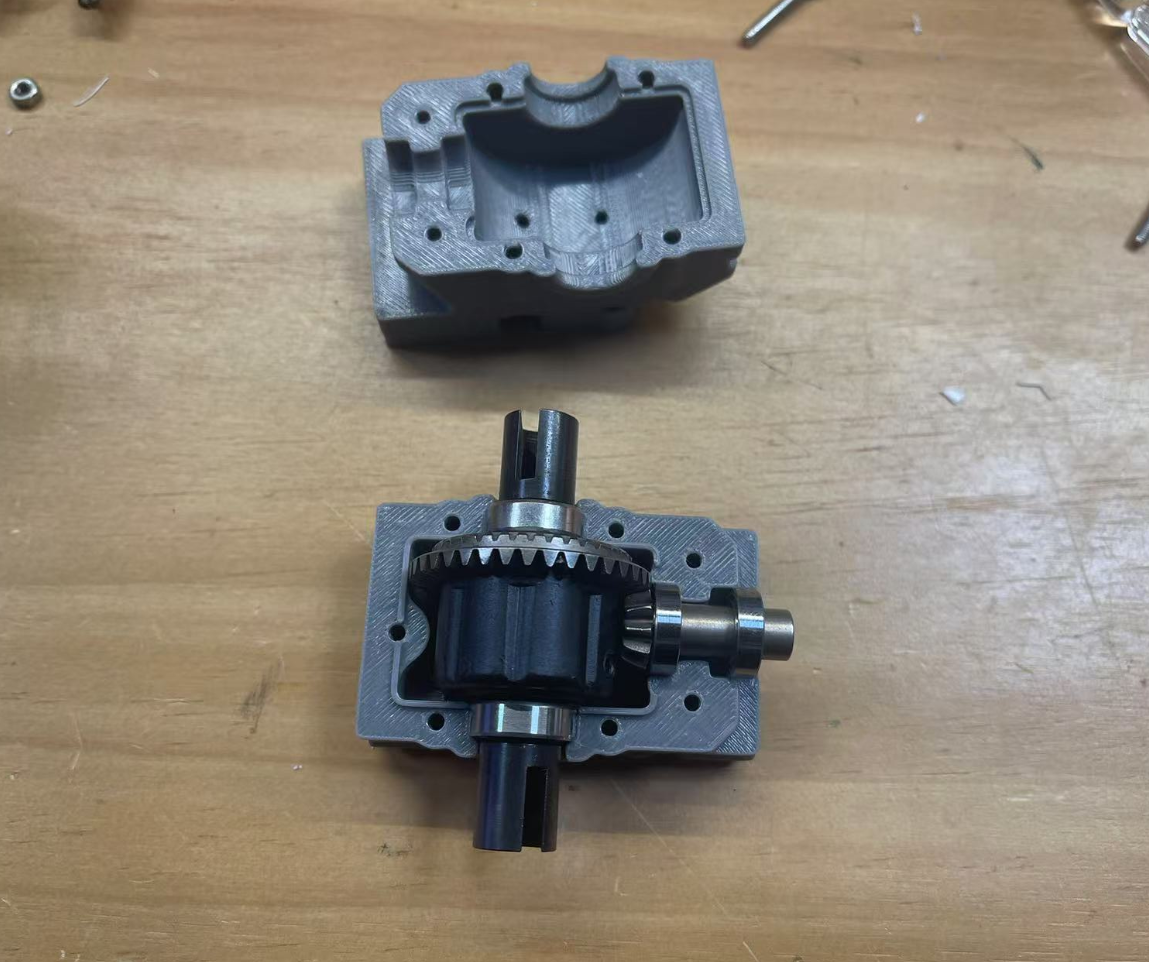 自己制作3D打印1:8越野大脚高速车仿HSP