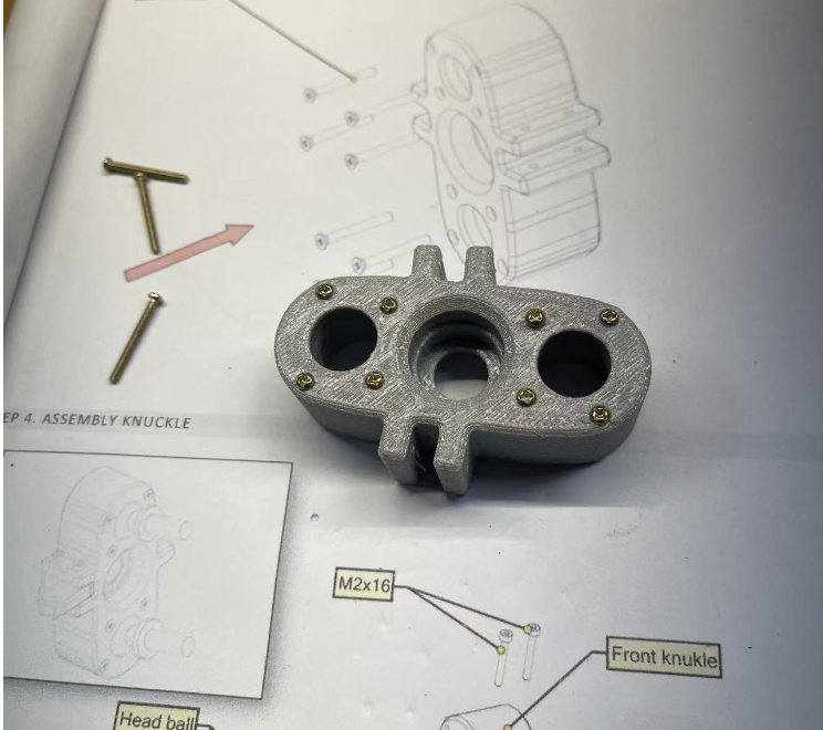 自己制作3D打印1:8越野大脚高速车仿HSP