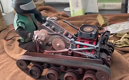 客户制作的怪兽摩托兵坦克 SN800坦克