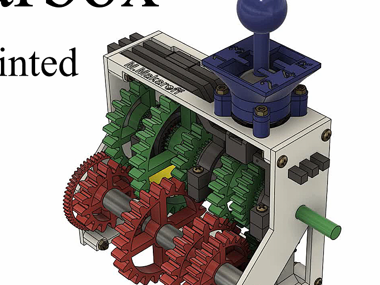 制作3D打印变速器