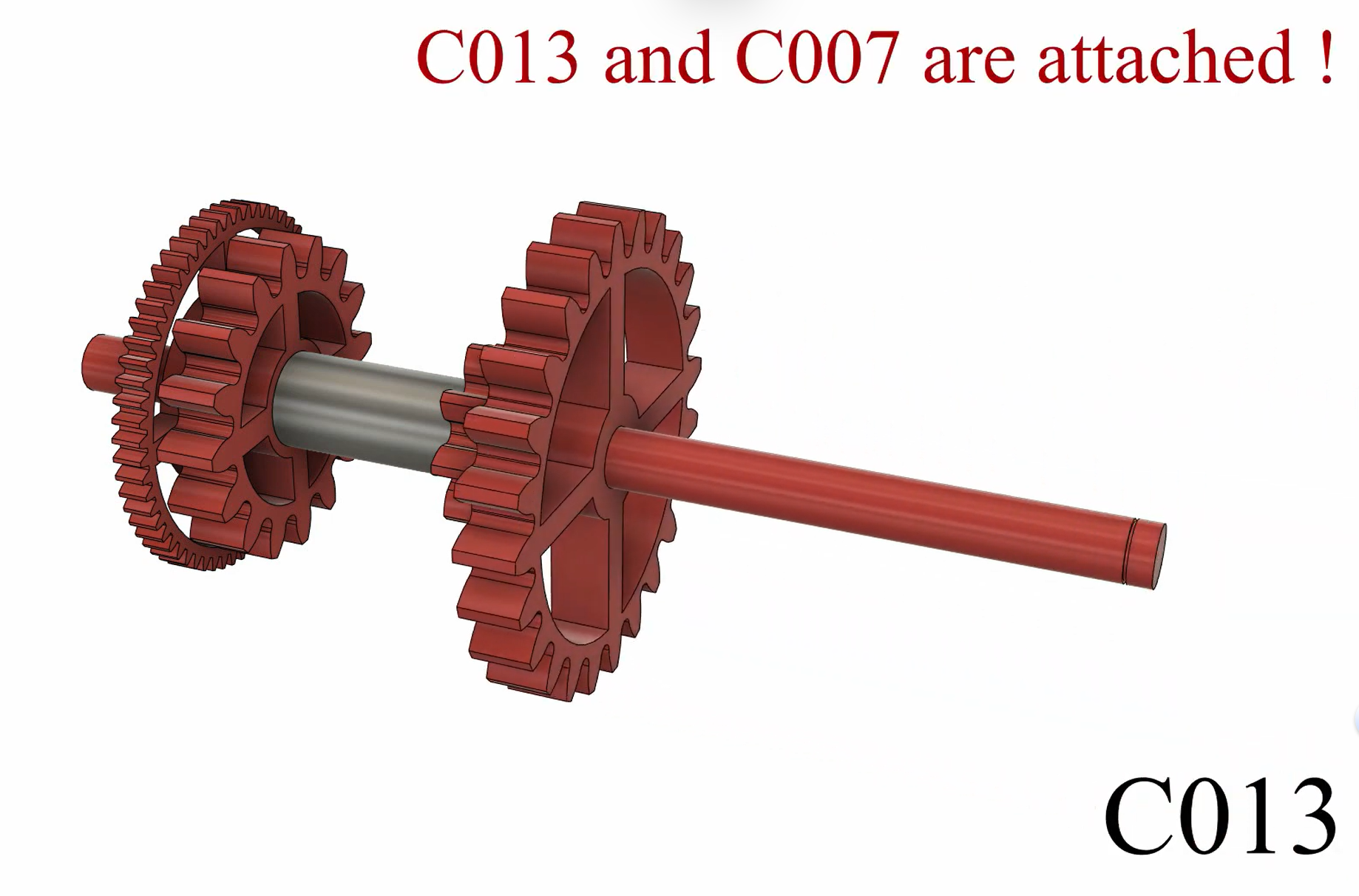 制作3D打印变速器