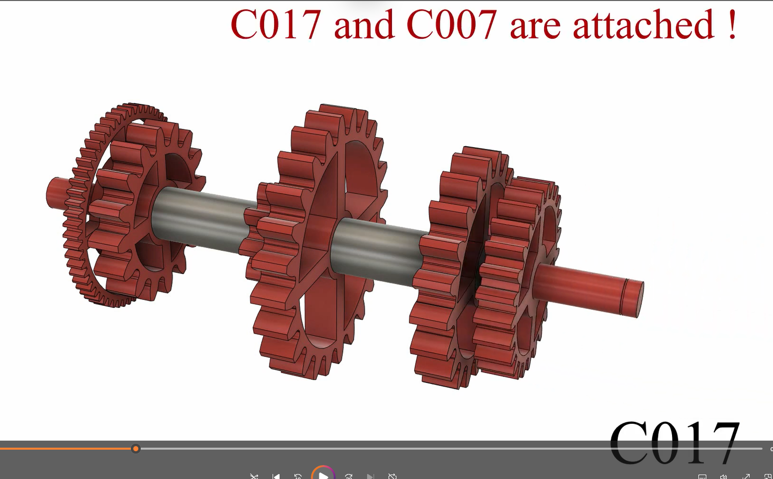 制作3D打印变速器