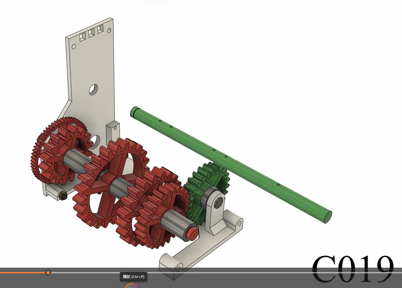 制作3D打印变速器