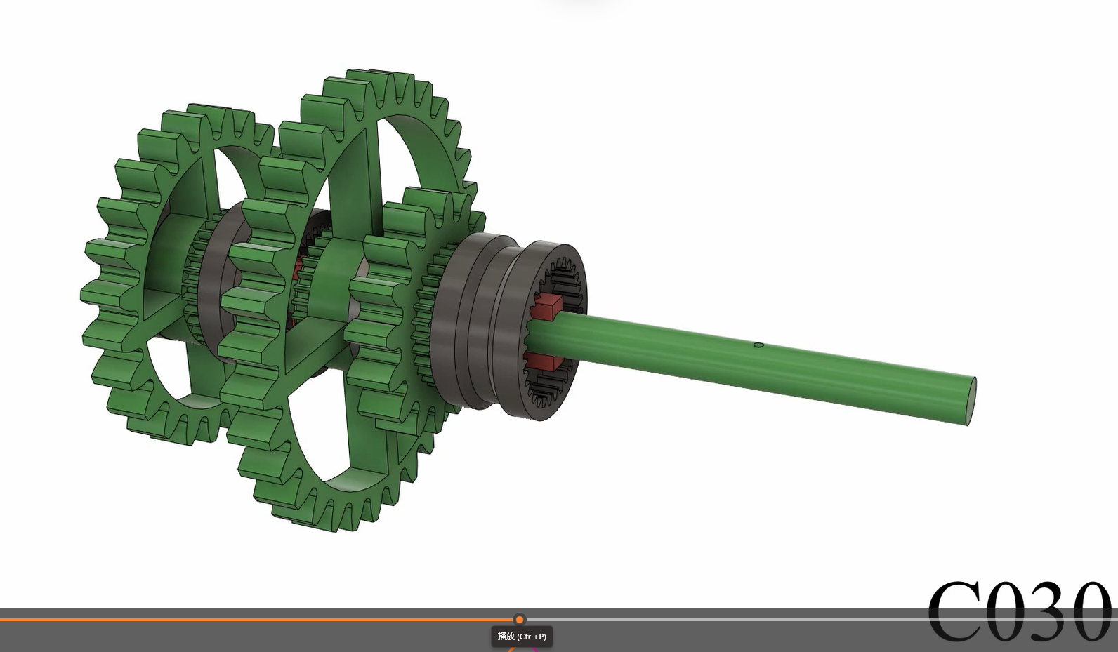 制作3D打印变速器