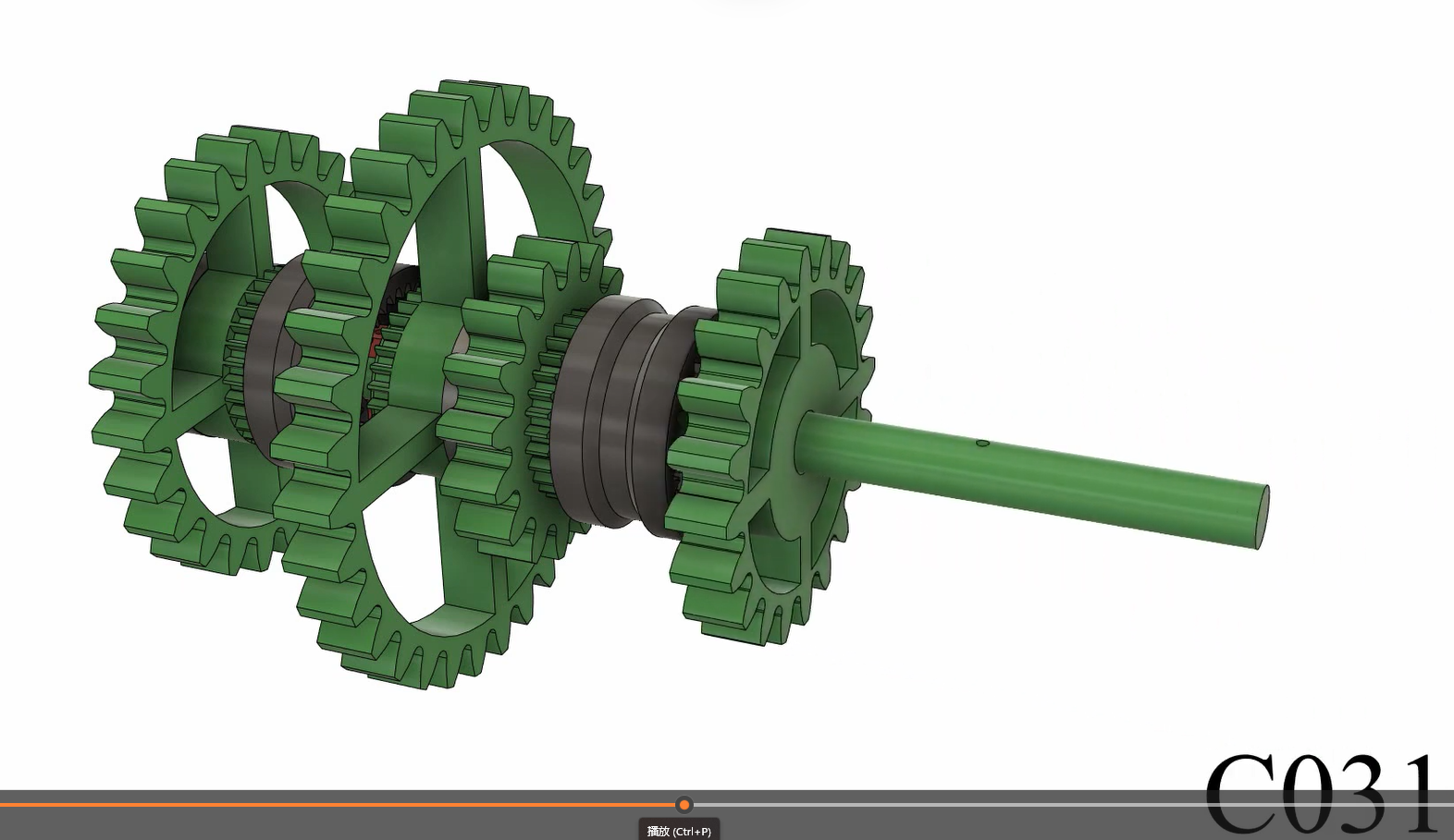 制作3D打印变速器