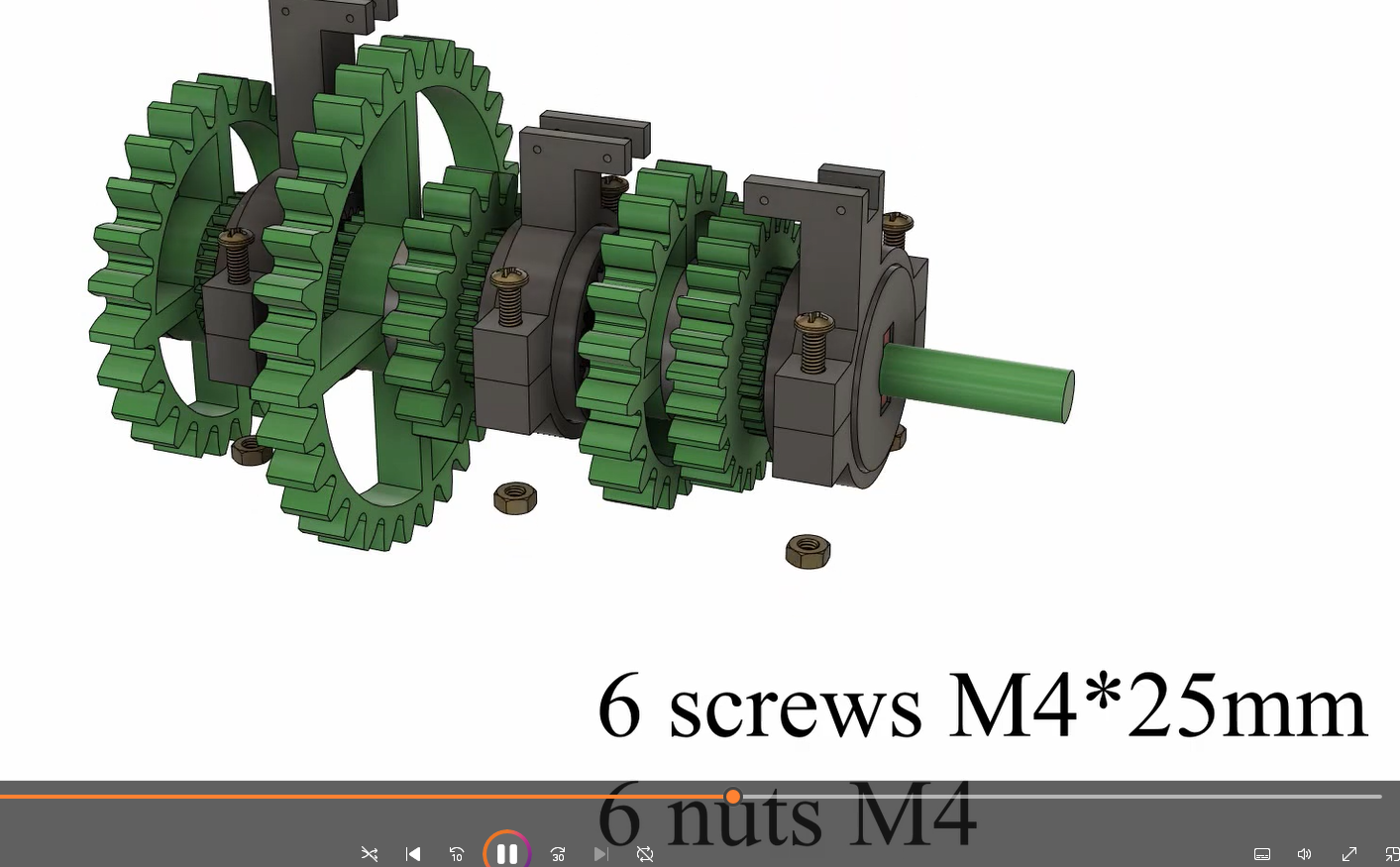 制作3D打印变速器