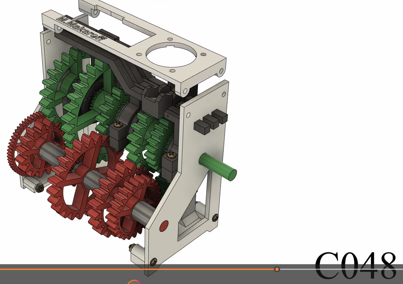 制作3D打印变速器