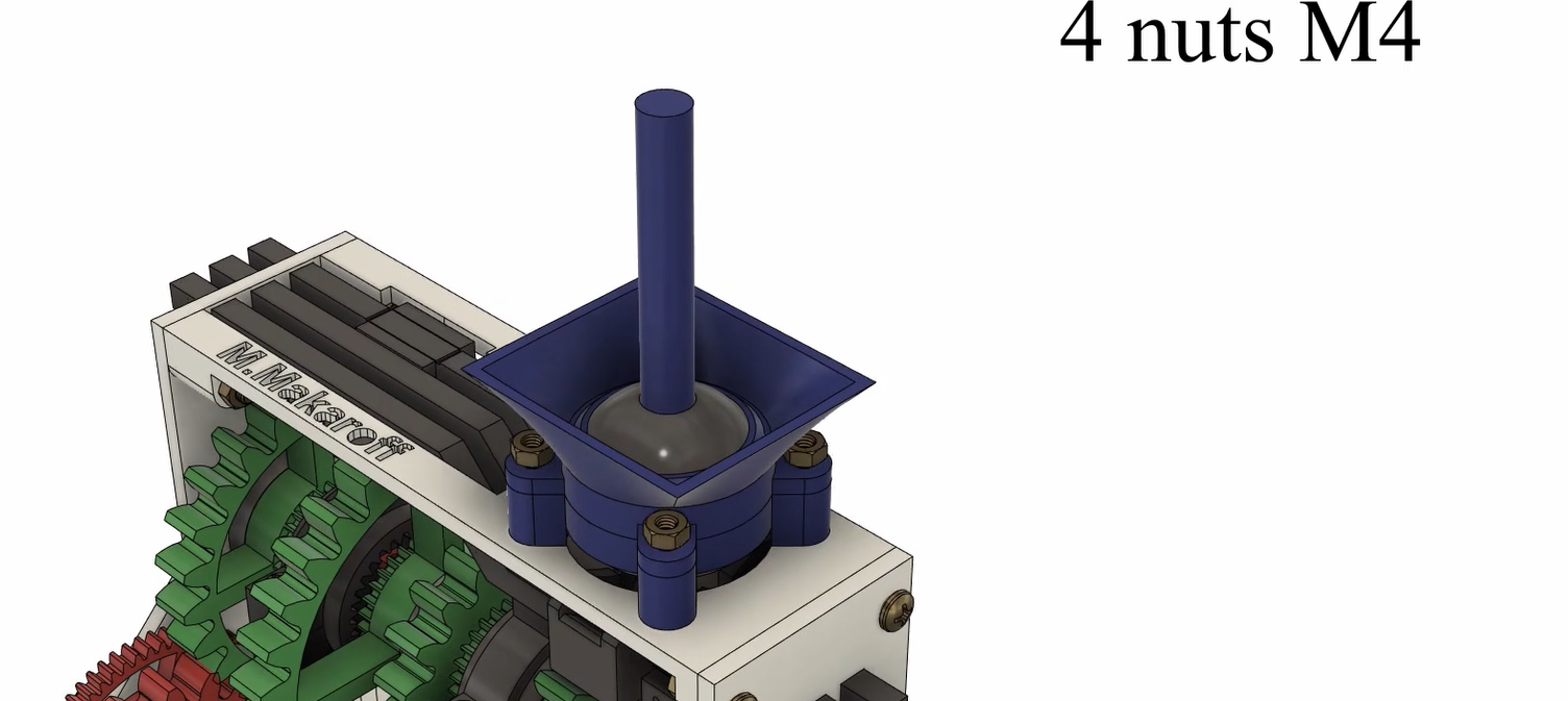 制作3D打印变速器
