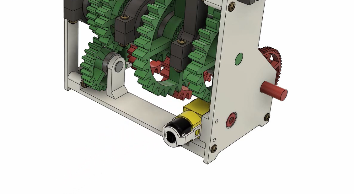 制作3D打印变速器
